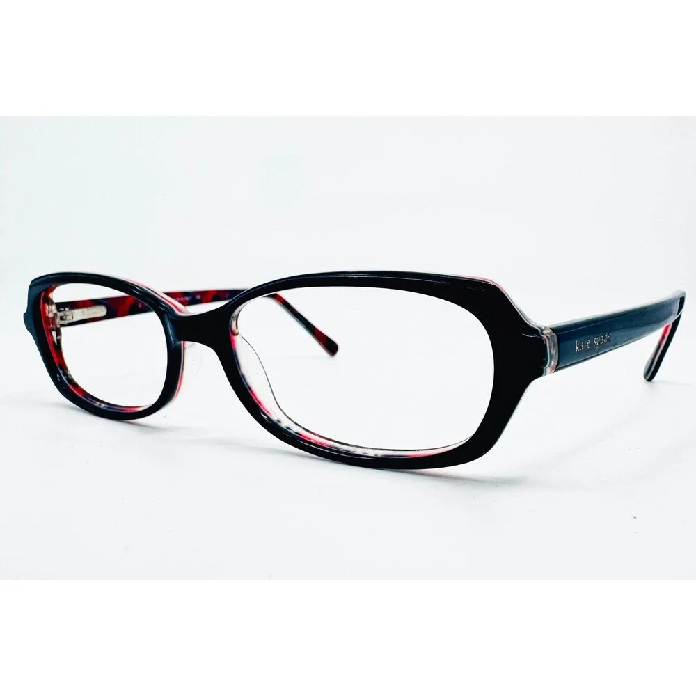 Kate Spade Eyeglasses Frames Womens Black Red Tortoise Grace 0TR8 135